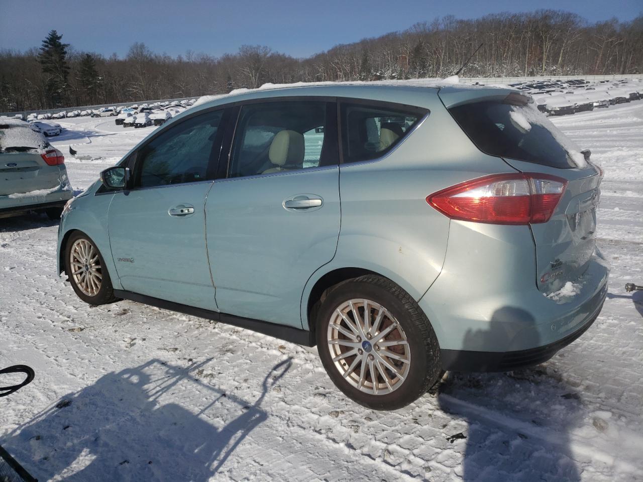 2013 Ford C-MAX VIN 1FADP5BU5DL519274 Copart auction photo, front end / undercarriage damage thumbnail 2