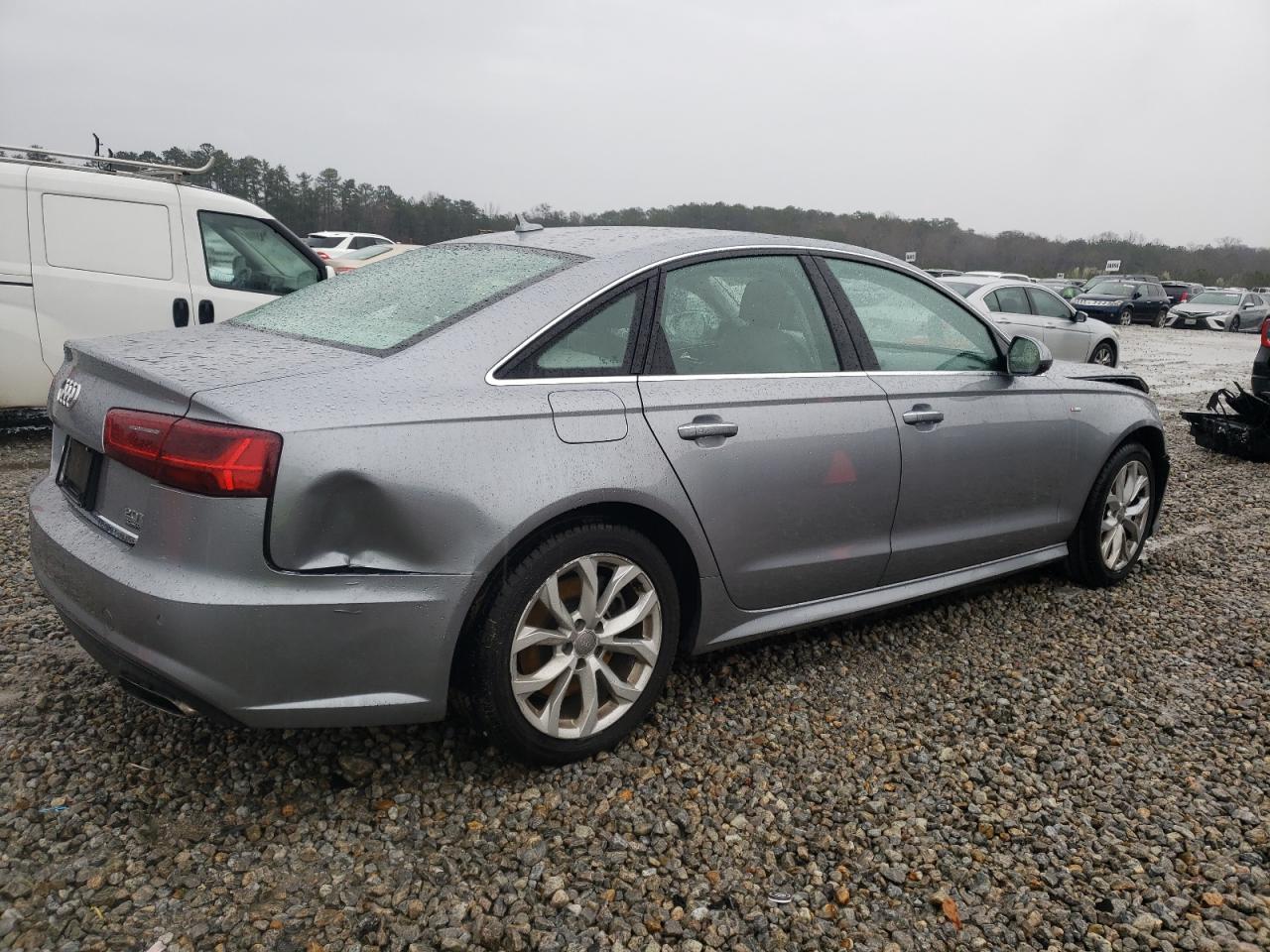2017 Audi A6 VIN WAUG8AFC7HN015153 Copart auction photo, front end / rear end damage thumbnail 3