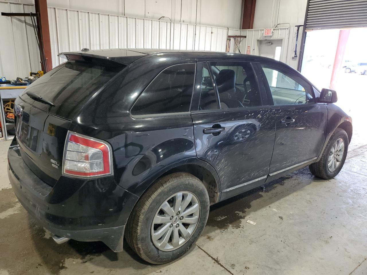 2007 Ford Edge VIN 2FMDK49C97BB08556 Copart auction photo, side / rear end damage thumbnail 3