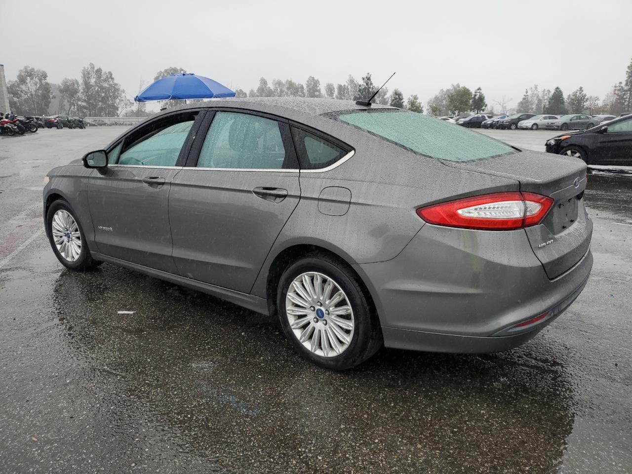 2013 Ford Fusion VIN 3FA6P0LU8DR244334 Copart auction photo, side / front end damage thumbnail 2