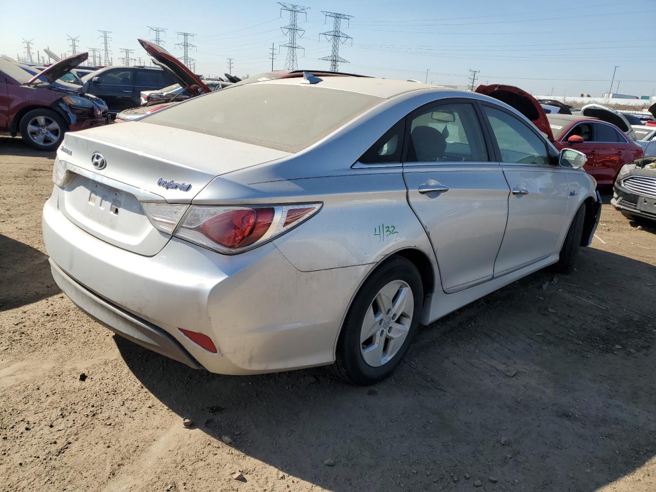 2012 Hyundai Sonata VIN KMHEC4A41CA024131 Copart auction photo, front end damage thumbnail 3