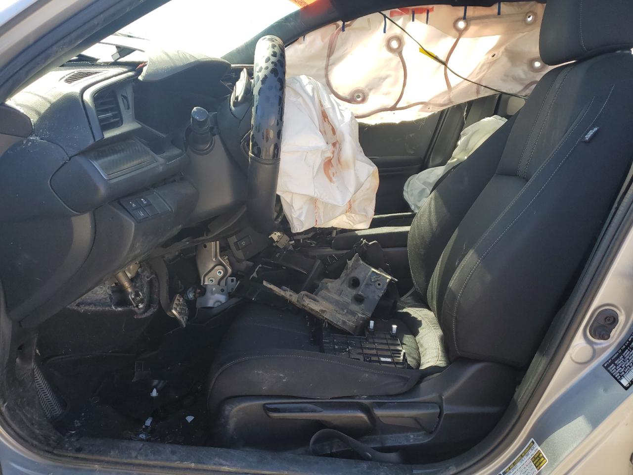 2019 Honda Civic VIN SHHFK7H4XKU422879 Copart auction photo, front end / all over damage thumbnail 7