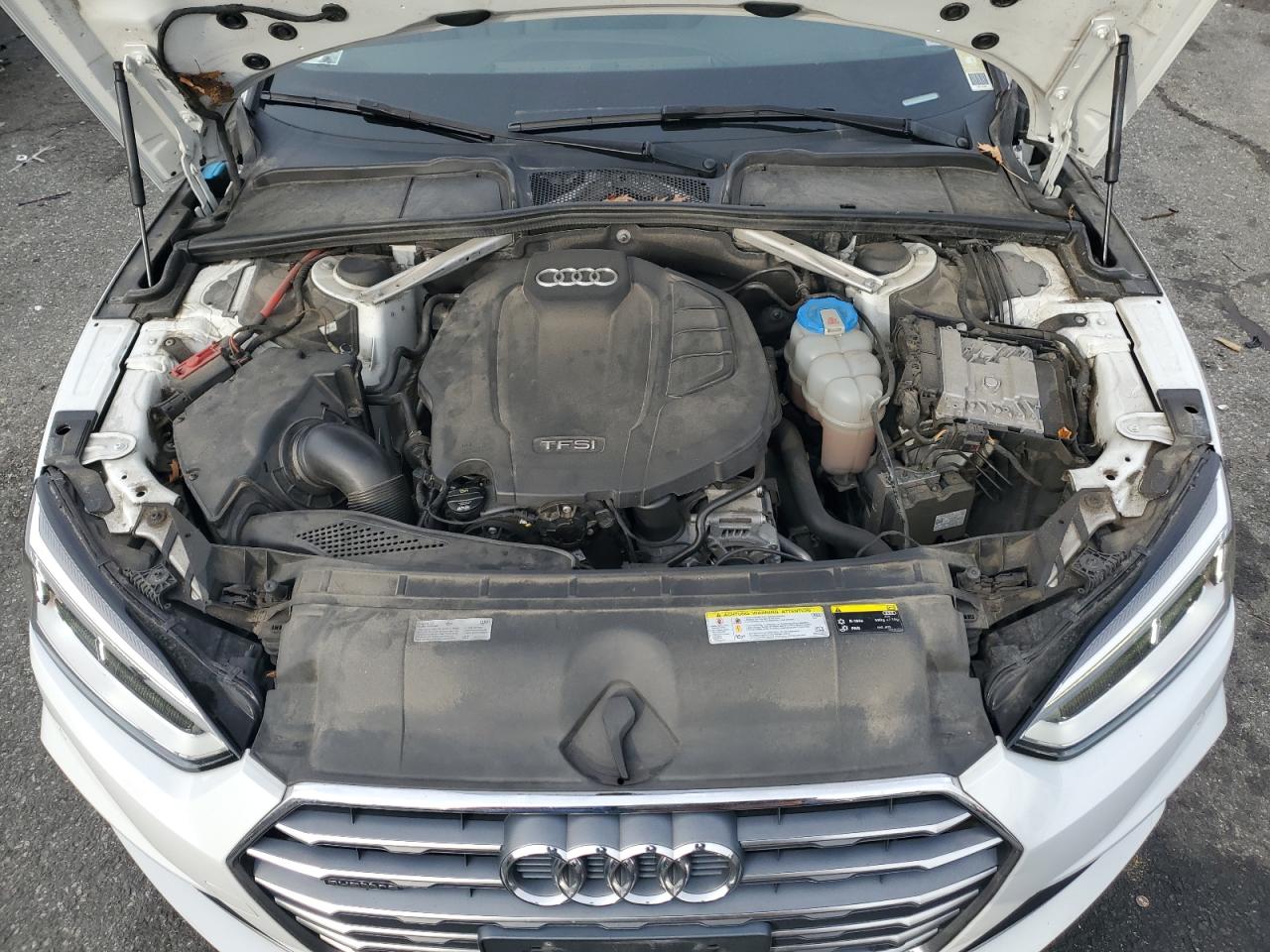 2018 Audi A5 VIN WAUENCF51JA009567 Copart auction photo, mechanical damage thumbnail 11