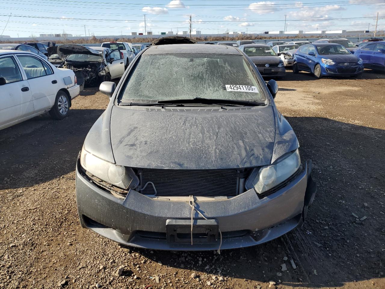 2010 Honda Civic VIN 19XFA1F92AE009522 Copart auction photo, front end damage thumbnail 5