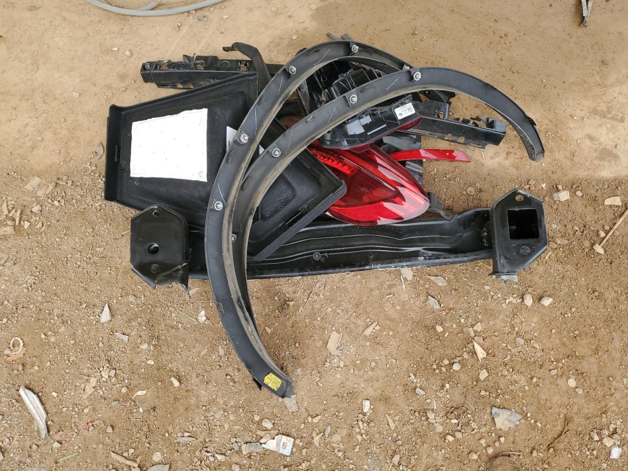 2020 BMW X3 VIN 5UXTY3C0XL9D69968 Copart auction photo, undercarriage / rear end damage thumbnail 13