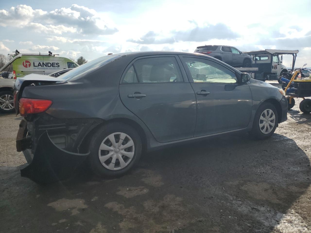 2009 Toyota Corolla VIN 2T1BU40E29C162974 Copart auction photo, rear end / side damage thumbnail 3