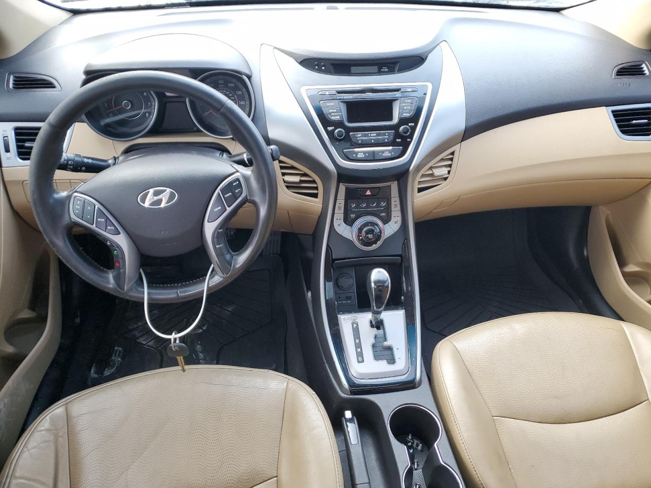 2013 Hyundai Elantra VIN 5NPDH4AE1DH445870 Copart auction photo, rear end damage thumbnail 8