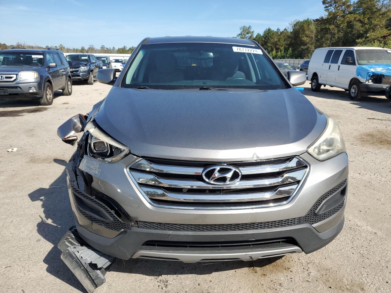 2013 Hyundai Santa Fe VIN 5XYZT3LB1DG010937 Copart auction photo, front end damage thumbnail 5