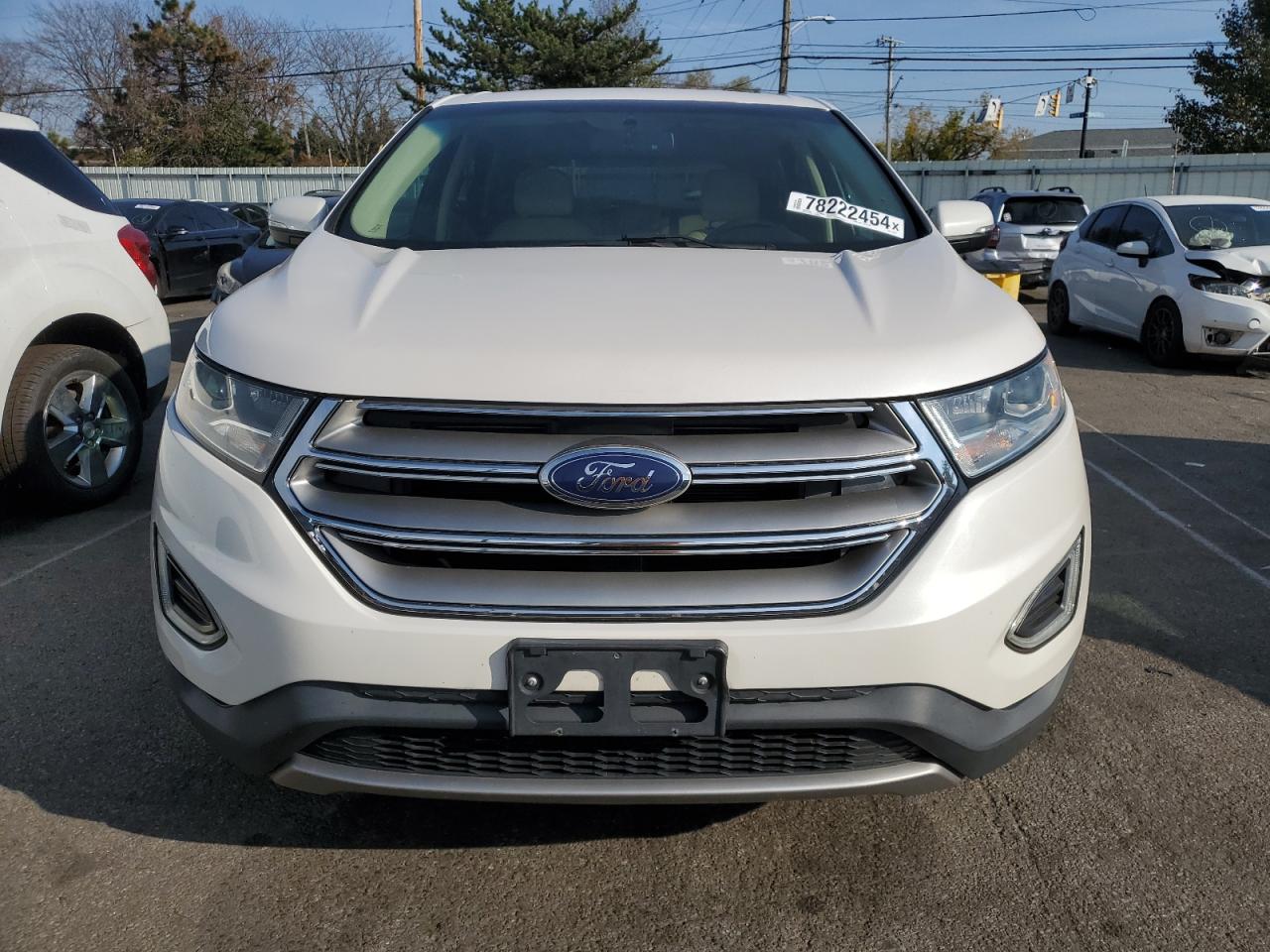 2015 Ford Edge VIN 2FMTK3J99FBC05910 Copart auction photo, rear end damage thumbnail 5