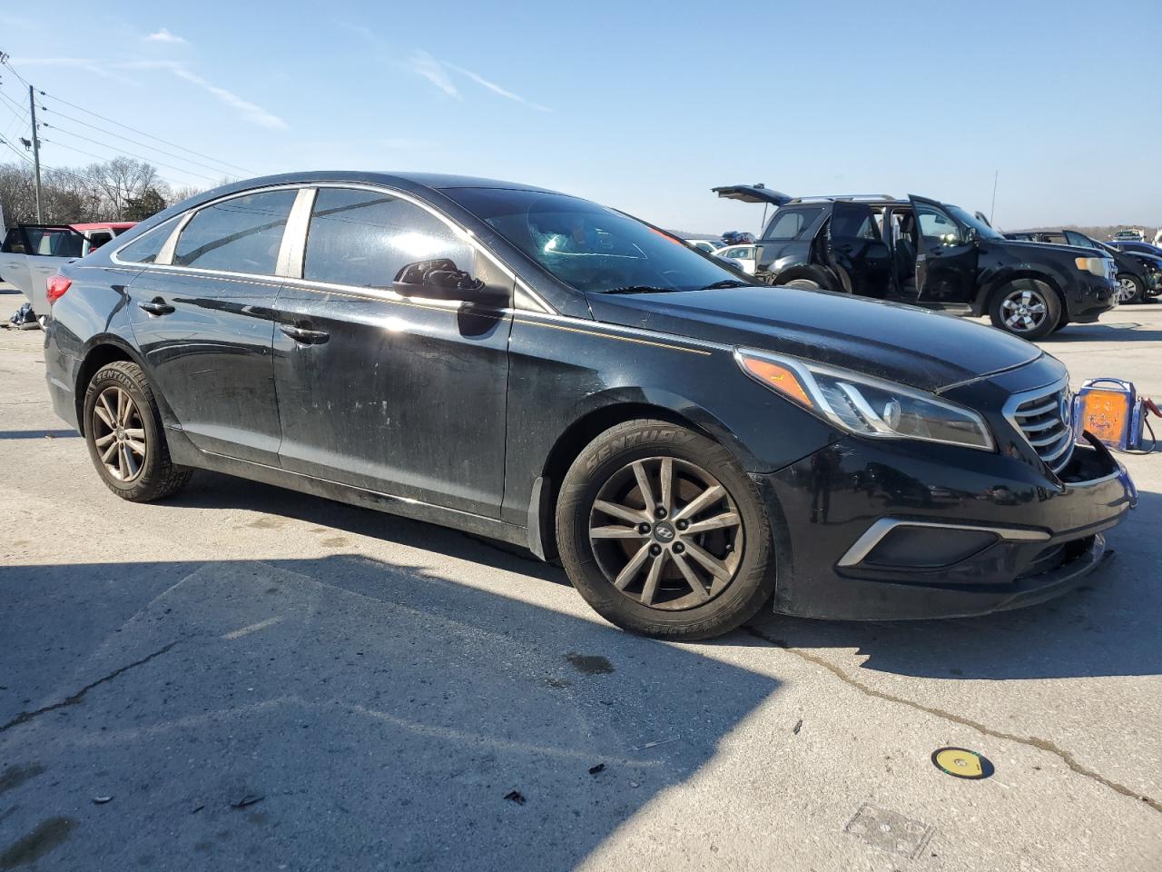 2016 Hyundai Sonata VIN 5NPE24AF0GH297214 Copart auction photo, front end damage thumbnail 4