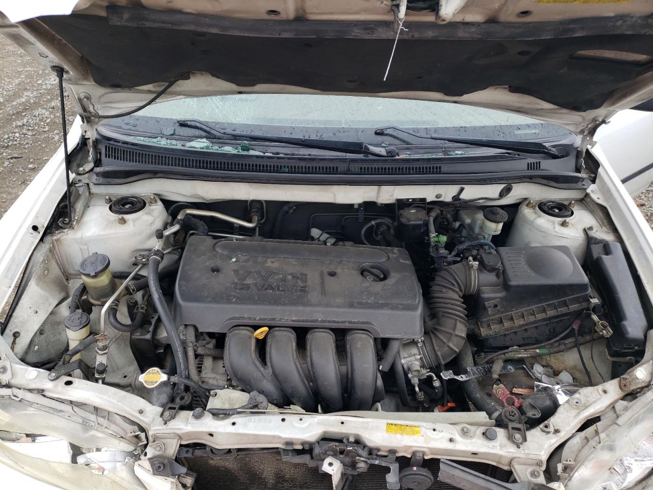 2005 Toyota Corolla VIN 1NXBR32E35Z444719 Copart auction photo, front end / side damage thumbnail 11