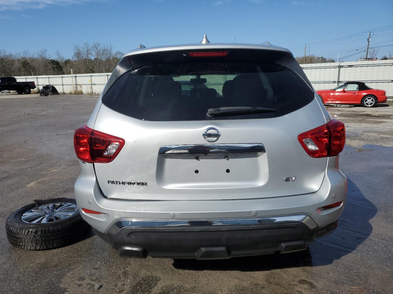 2019 Nissan Pathfinder VIN 5N1DR2MN4KC620002 Copart auction photo, rear end damage thumbnail 6