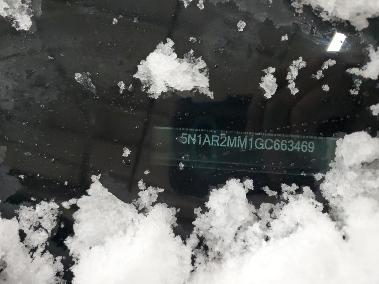 2016 Nissan Pathfinder VIN 5N1AR2MM1GC663469 Copart auction photo, front end damage thumbnail 15