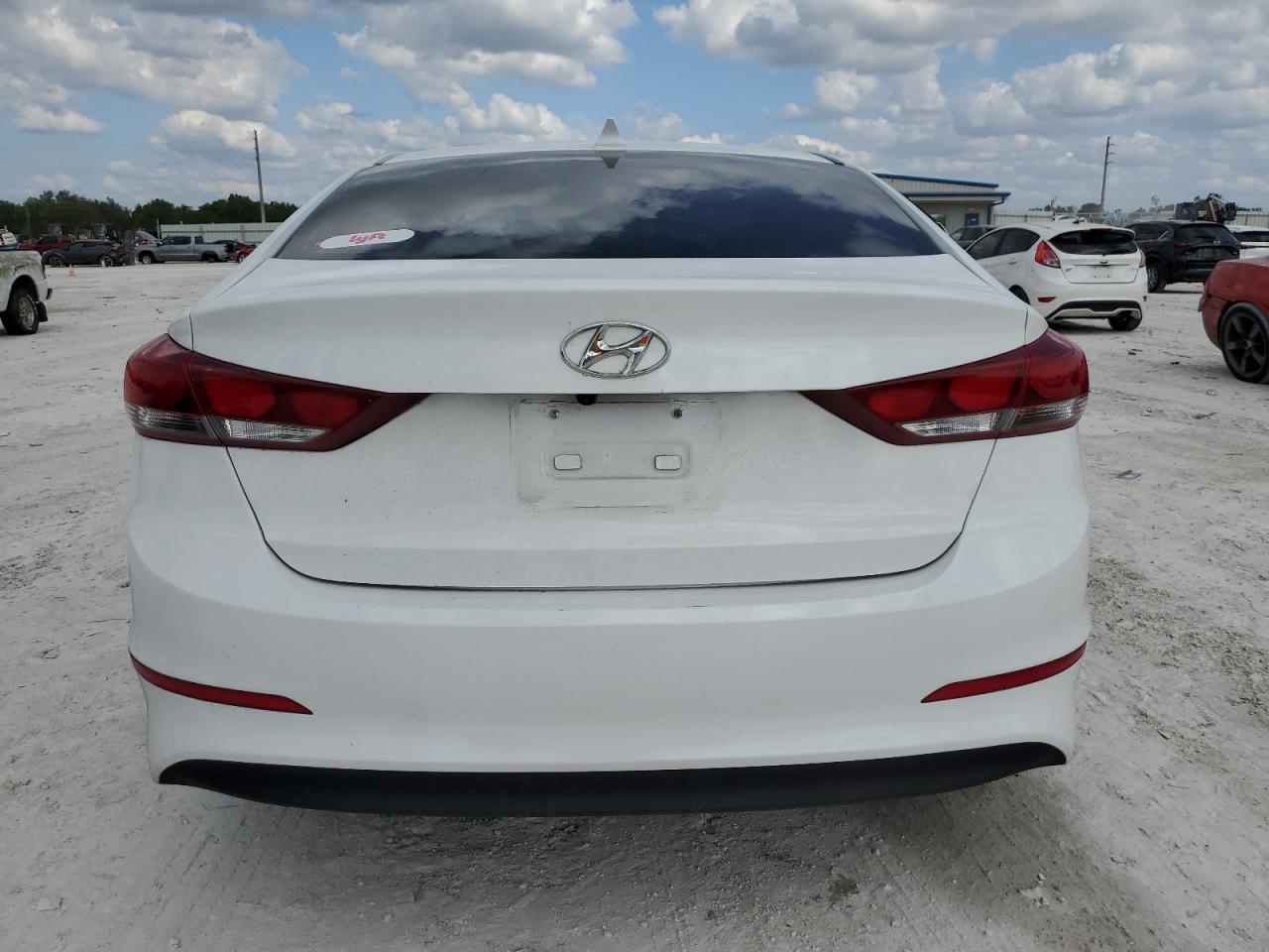 2018 Hyundai Elantra VIN 5NPD84LF7JH314220 Copart auction photo, side / front end damage thumbnail 6