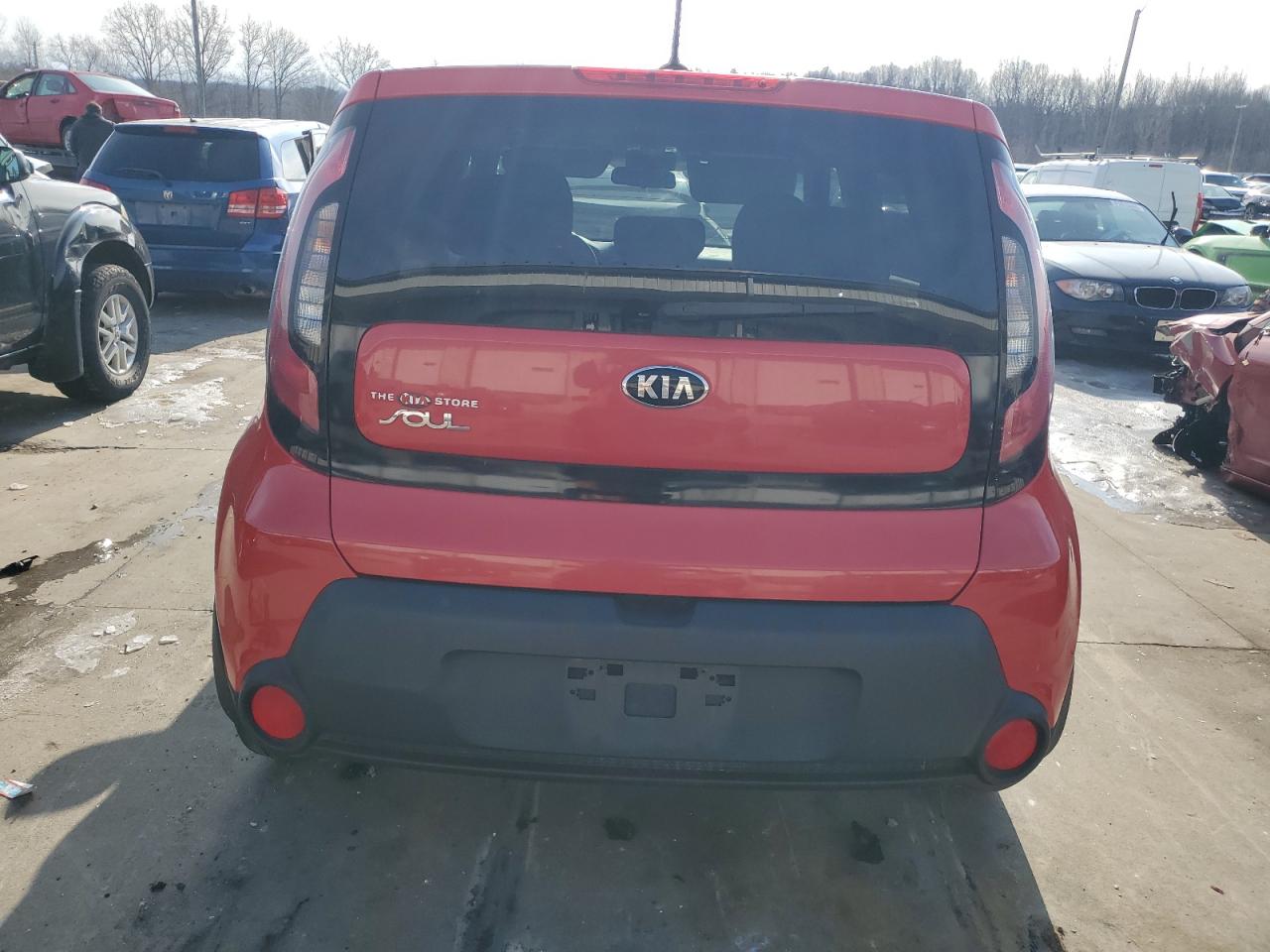 2015 KIA Soul VIN KNDJP3A54F7767295 Copart auction photo, side / front end damage thumbnail 6