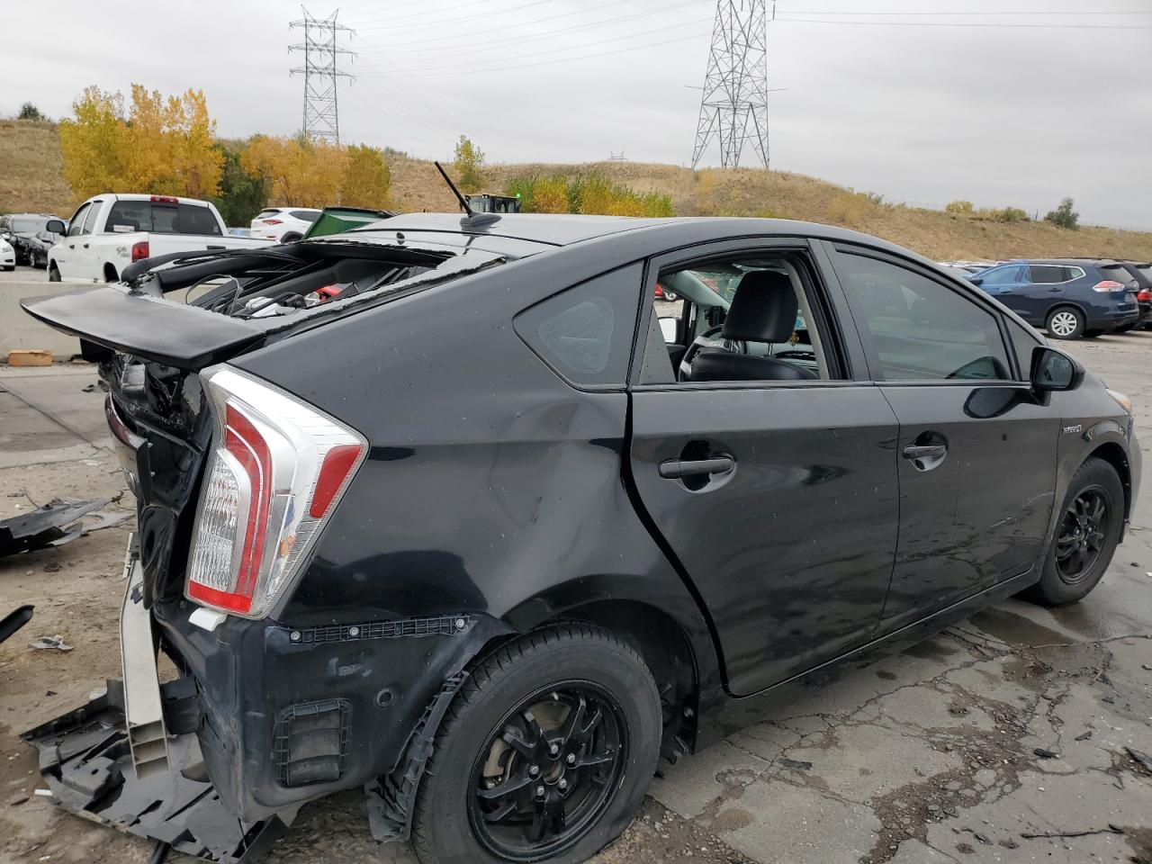 2013 Toyota Prius VIN JTDKN3DU4D5623512 Copart auction photo, rear end / side damage thumbnail 3