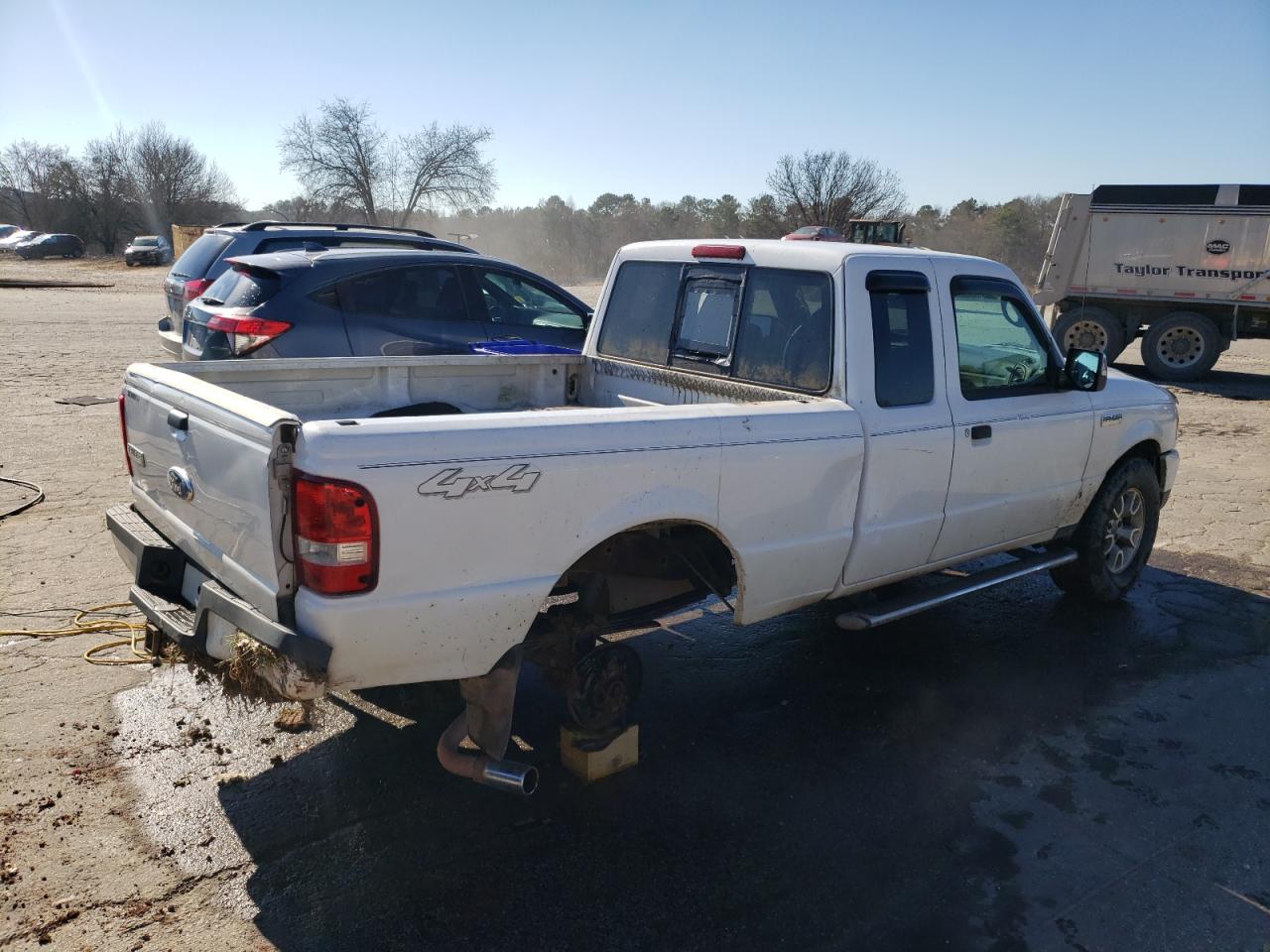 2007 Ford Ranger VIN 1FTZR45EX7PA45053 Copart auction photo, rear end damage thumbnail 3