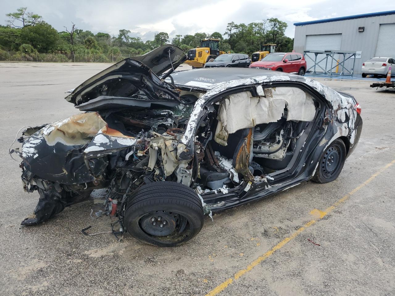 2015 Toyota Corolla VIN 2T1BURHE4FC421784 Copart auction photo, all over / biohazard/chemical damage thumbnail 2