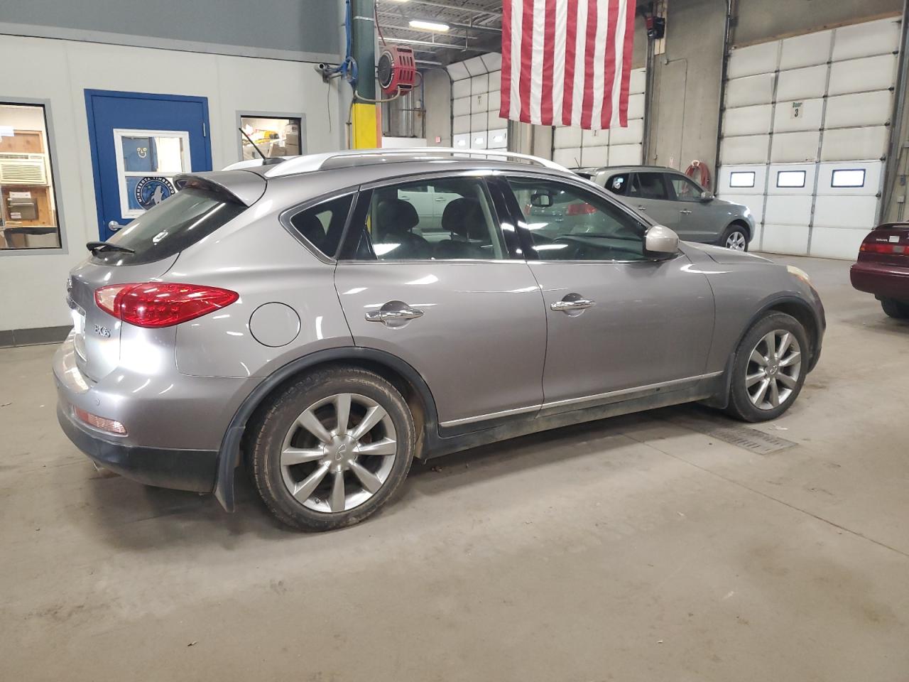 2008 Infiniti EX VIN JNKAJ09F58M359730 Copart auction photo, undercarriage / minor dent/scratches damage thumbnail 3