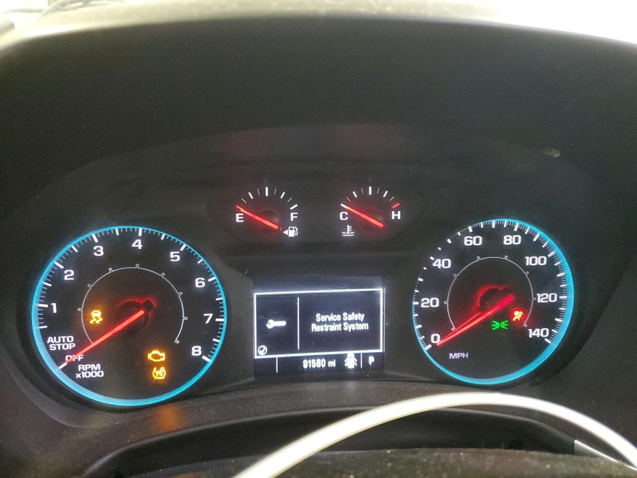 2020 Chevrolet Equinox VIN 2GNAXSEVXL6141841 Copart auction photo, front end / side damage thumbnail 9