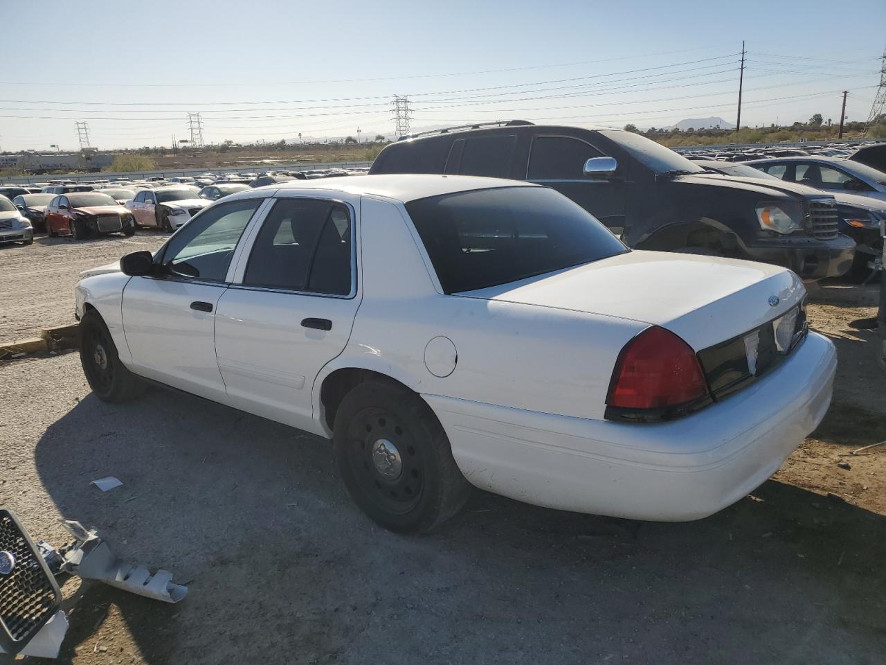 2009 Ford Crown Victoria VIN 2FAHP71V79X140309 Copart auction photo, front end / frame damage damage thumbnail 2