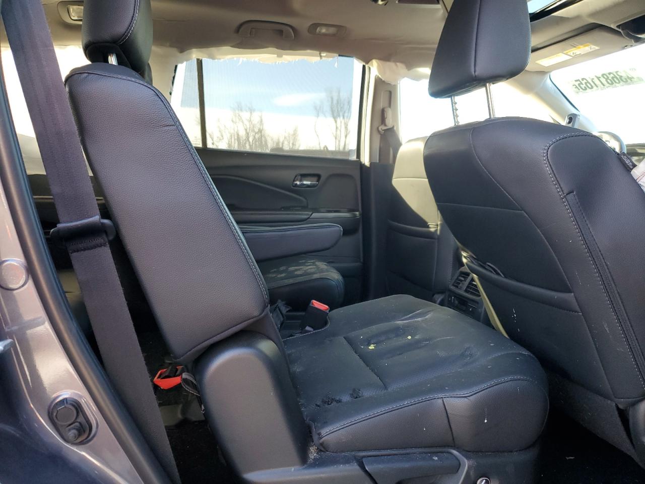 2022 Honda Pilot VIN 5FNYF6H02NB040386 Copart auction photo, side / front end damage thumbnail 10