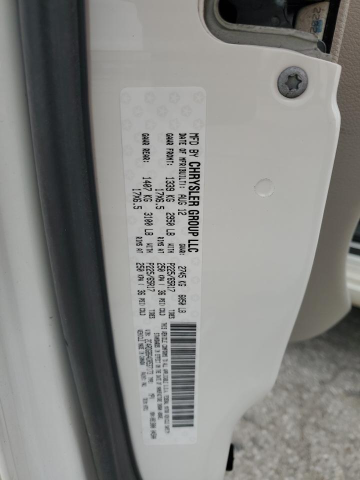 2013 Dodge Caravan VIN 2C4RDGBG4DR537173 Copart auction photo, front end / minor dent/scratches damage thumbnail 13