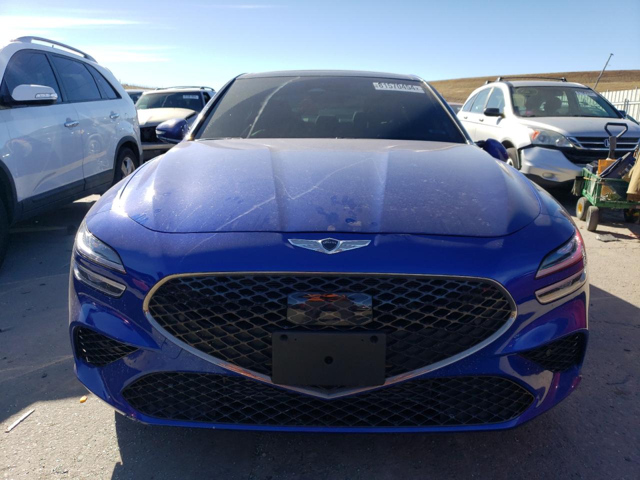 2023 Genesis G70 VIN KMTG34TA6PU113019 Copart auction photo, side / front end damage thumbnail 5
