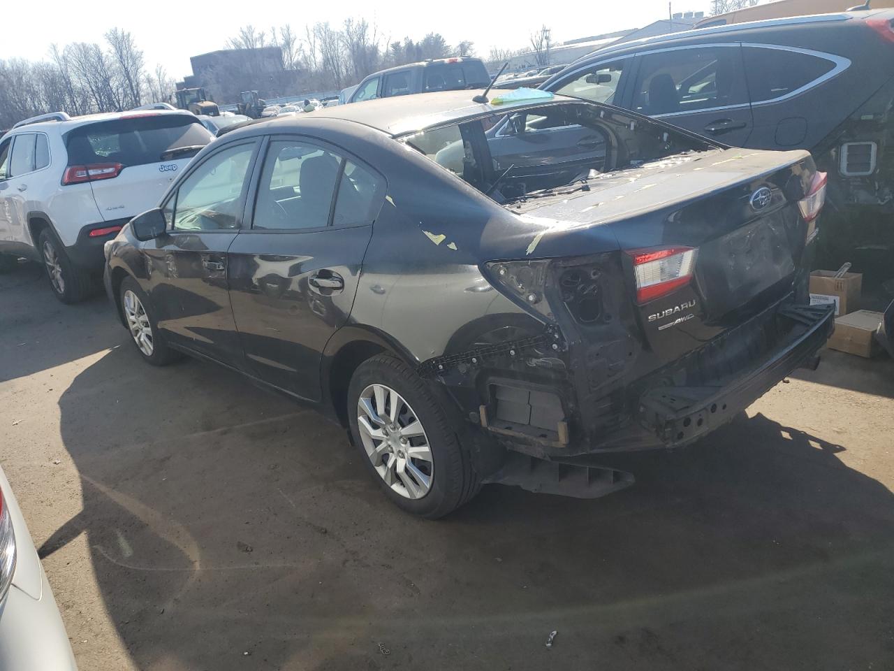 2017 Subaru Impreza VIN 4S3GKAA63H3613421 Copart auction photo, rear end / side damage thumbnail 2