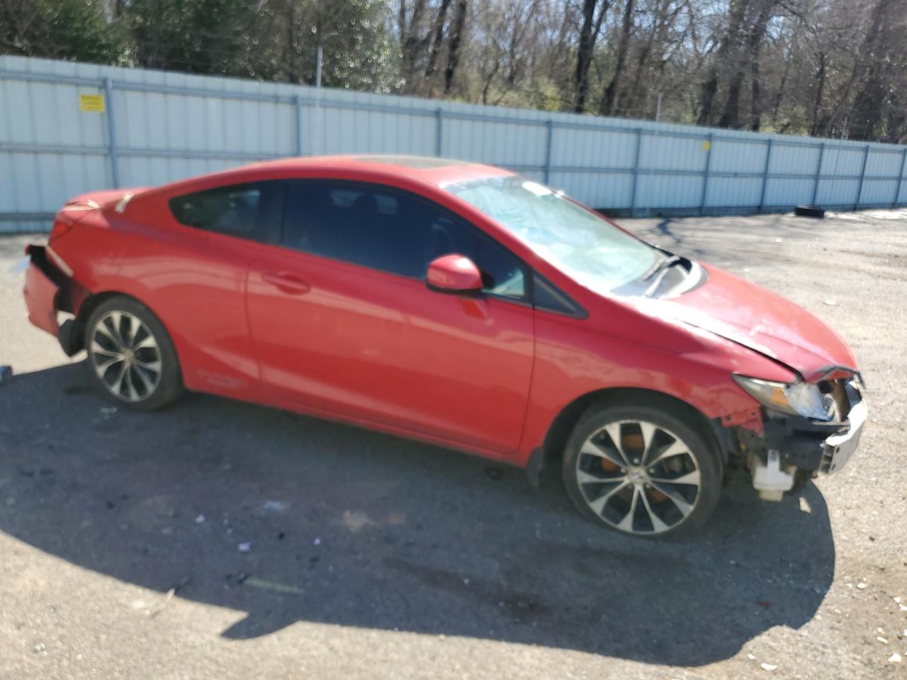 2013 Honda Civic VIN 2HGFG4A53DH706888 Copart auction photo, front end / rear end damage thumbnail 4