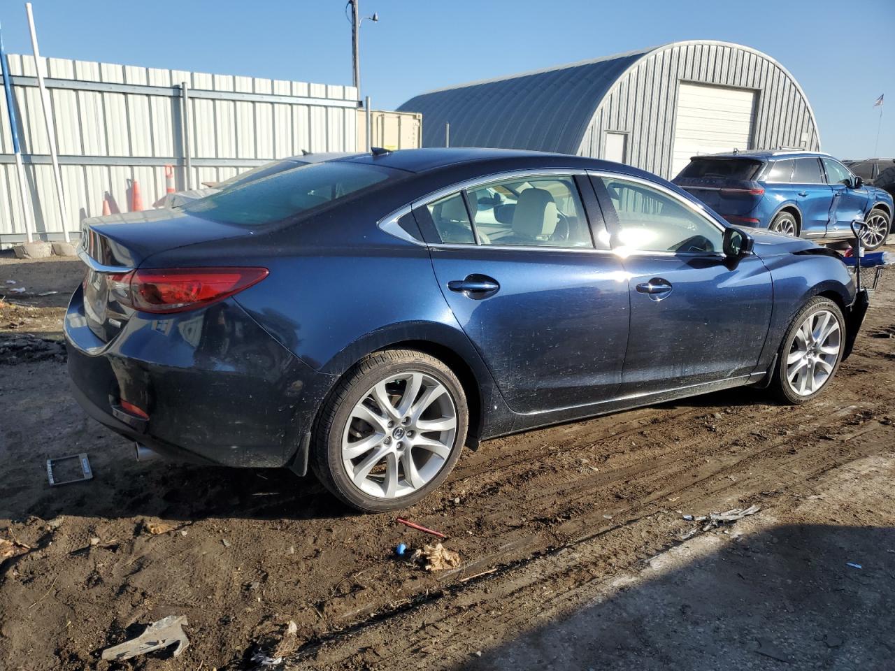 2017 Mazda 6 VIN JM1GL1V5XH1153426 Copart auction photo, front end / mechanical damage thumbnail 3