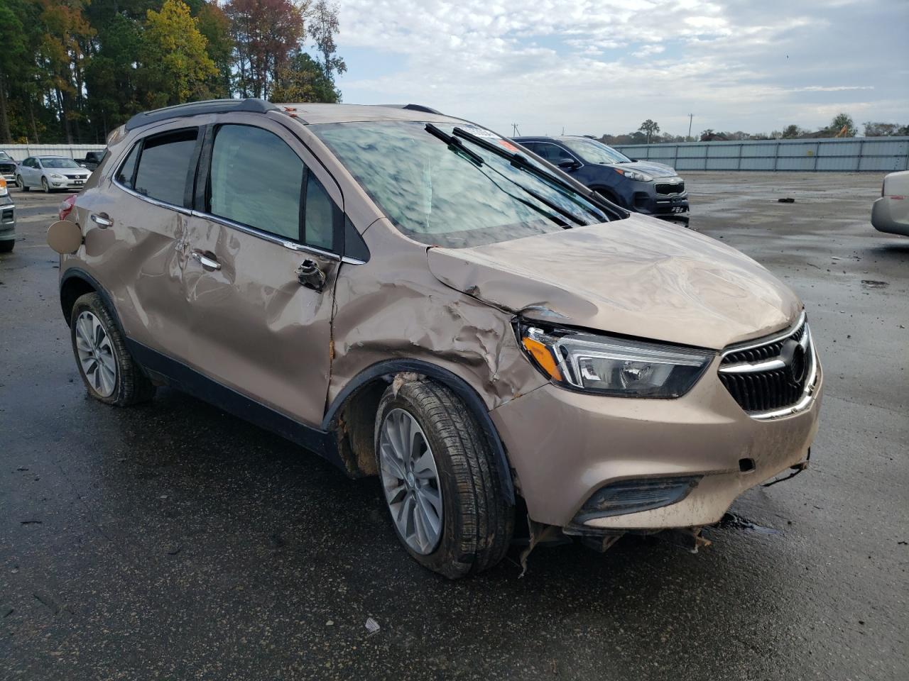 2018 Buick Encore VIN KL4CJASB9JB690023 Copart auction photo, all over / undercarriage damage thumbnail 4