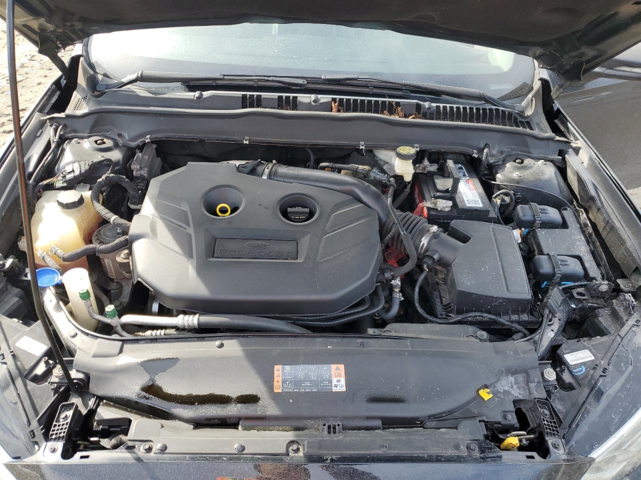 2017 Ford Fusion VIN 3FA6P0D94HR183550 Copart auction photo, front end / side damage thumbnail 11