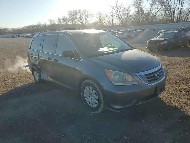 2010 Honda Odyssey VIN 5FNRL3H21AB046977 Copart auction photo, side / rear end damage thumbnail 11