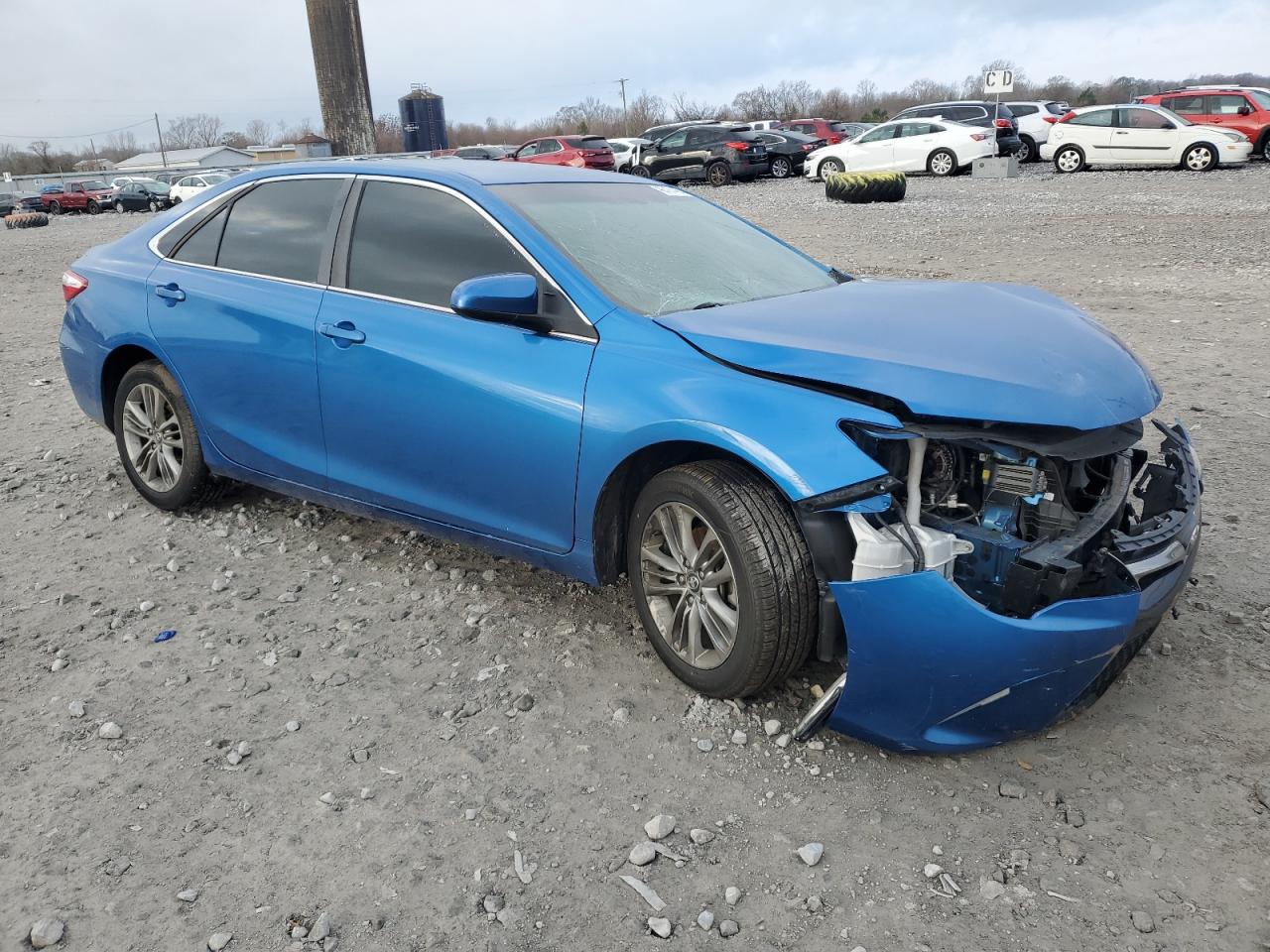 2017 Toyota Camry VIN 4T1BF1FK2HU804953 Copart auction photo, front end / all over damage thumbnail 4