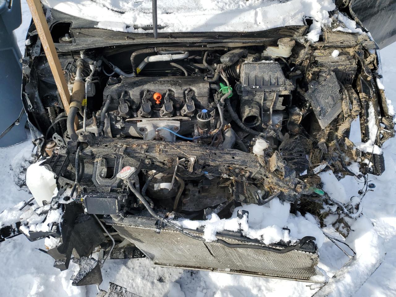 2019 Honda HR-V VIN 3CZRU6H59KM742664 Copart auction photo, rollover damage thumbnail 12