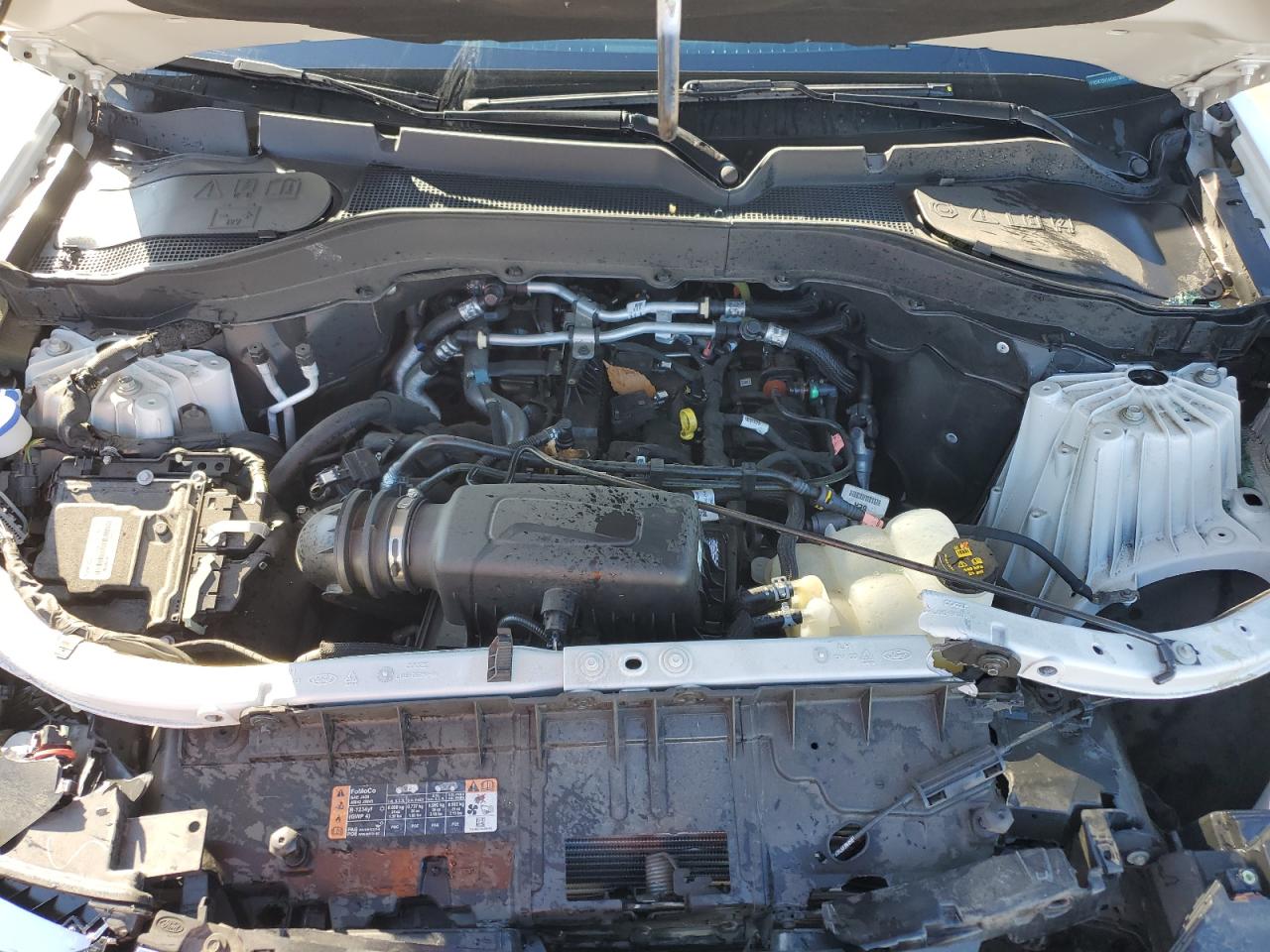 2022 Ford Explorer VIN 1FMSK7DH1NGA51304 Copart auction photo, front end / side damage thumbnail 12