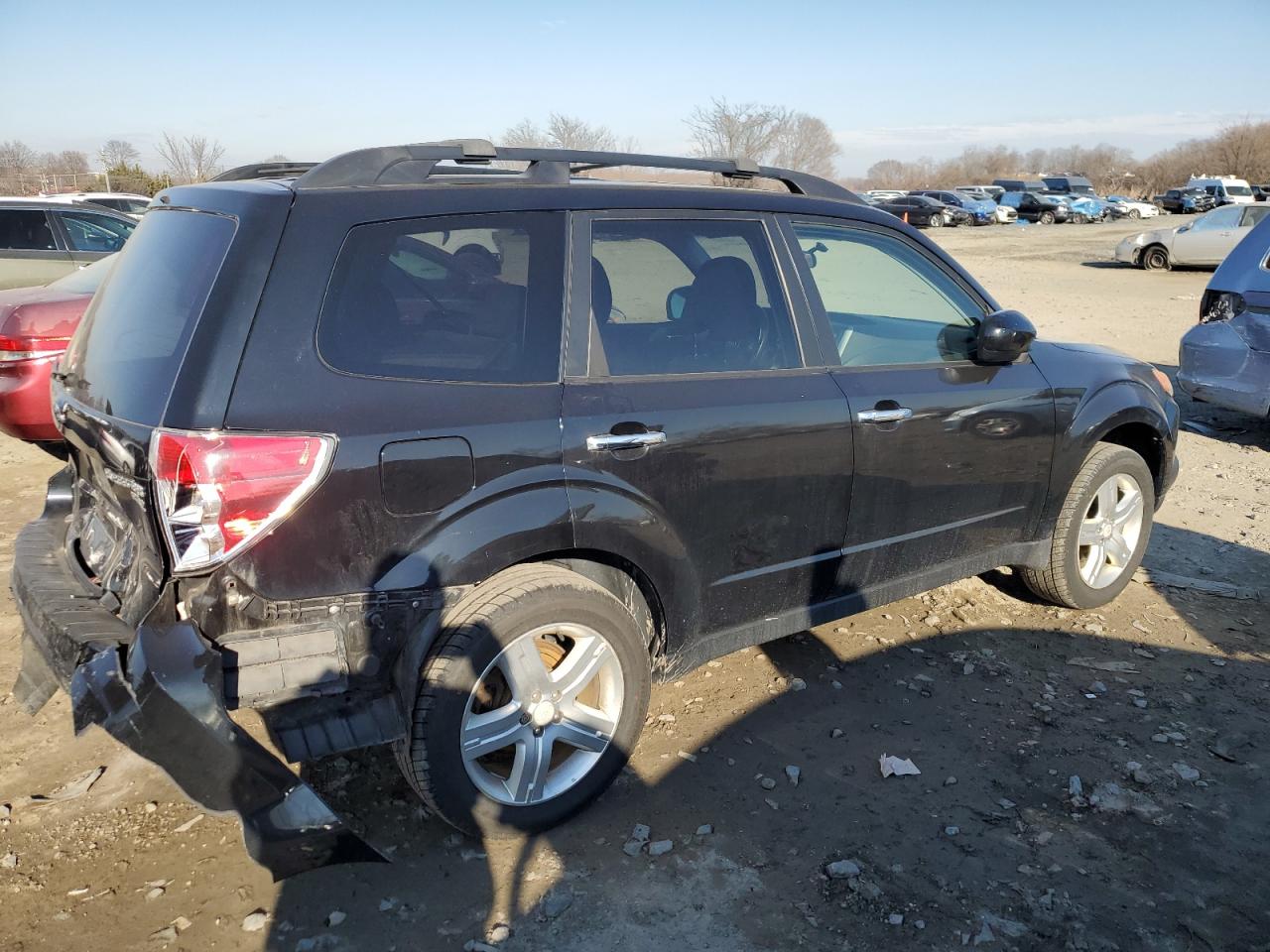2010 Subaru Forester VIN JF2SH6CC5AH745499 Copart auction photo, rear end damage thumbnail 3