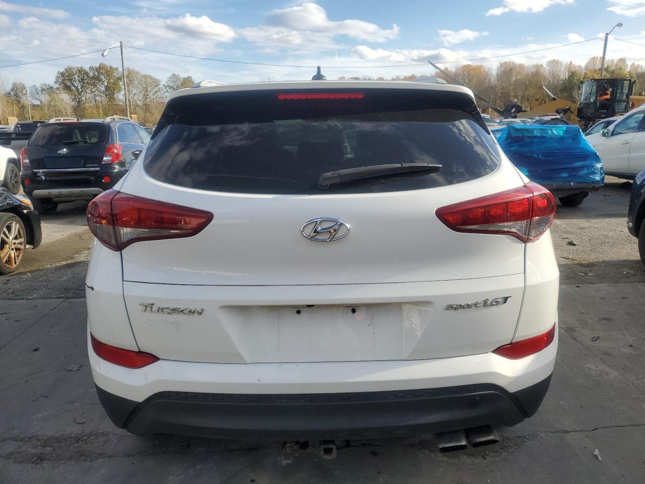 2016 Hyundai Tucson VIN KM8J33A26GU073627 Copart auction photo, side damage thumbnail 6