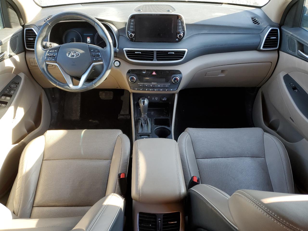 2019 Hyundai Tucson VIN KM8J3CAL0KU932132 Copart auction photo, front end / rear end damage thumbnail 8