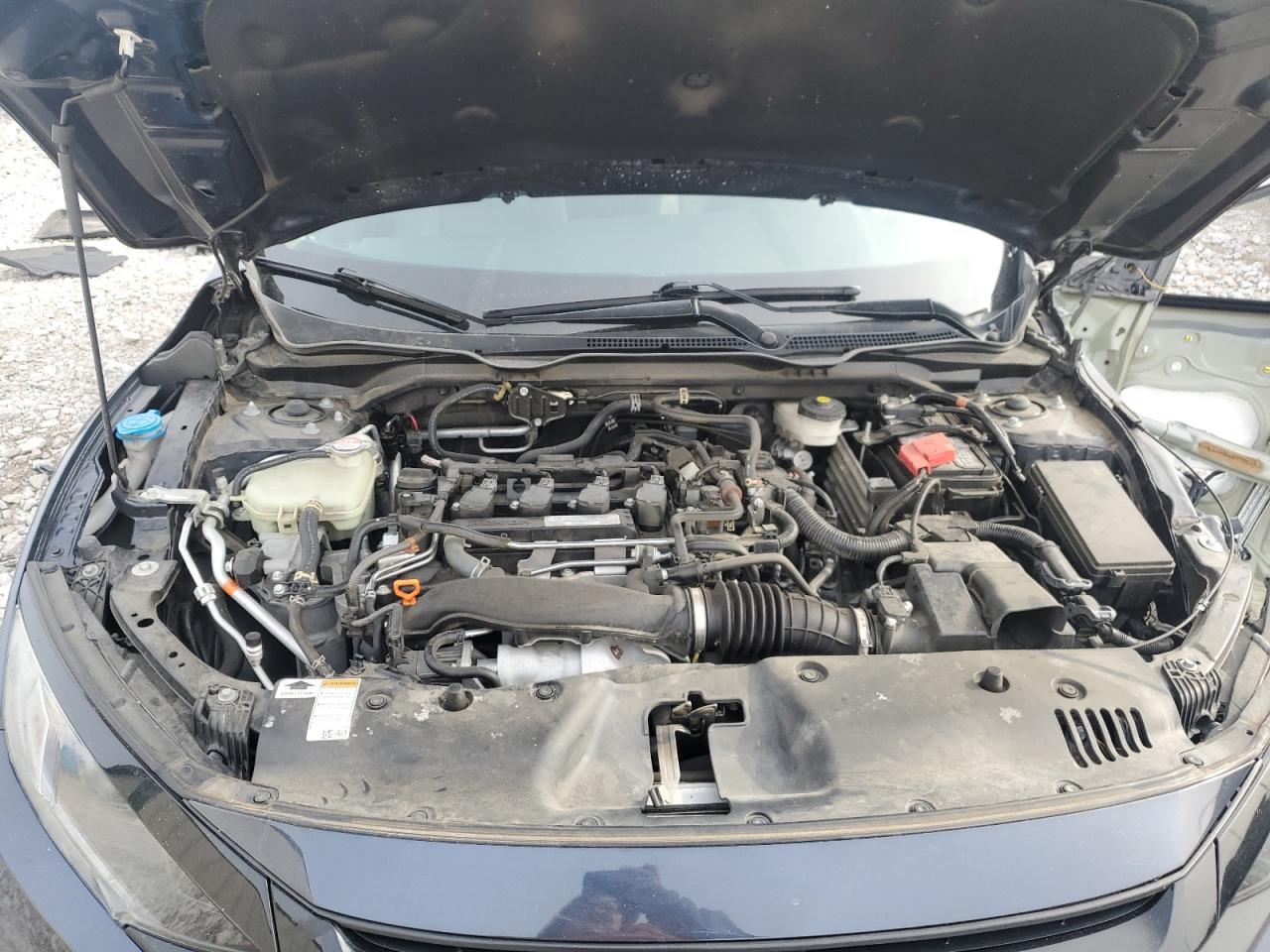2019 Honda Civic VIN 2HGFC1F76KH650902 Copart auction photo, all over damage thumbnail 11