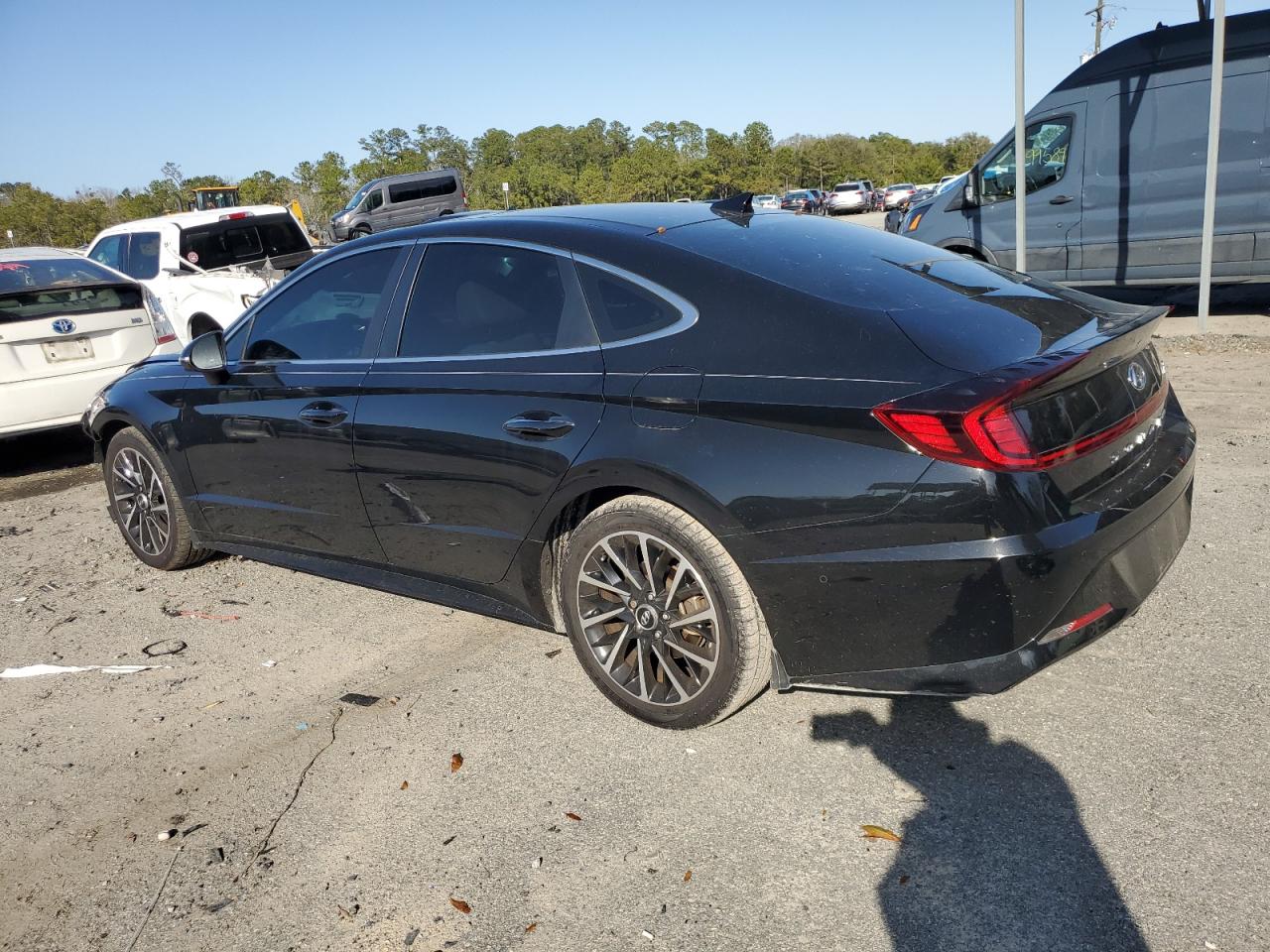 2021 Hyundai Sonata VIN 5NPEH4J23MH063897 Copart auction photo, front end damage thumbnail 2