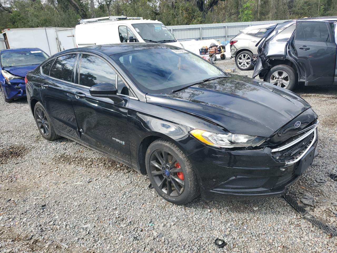 2017 Ford Fusion VIN 3FA6P0LUXHR223085 Copart auction photo, front end damage thumbnail 4