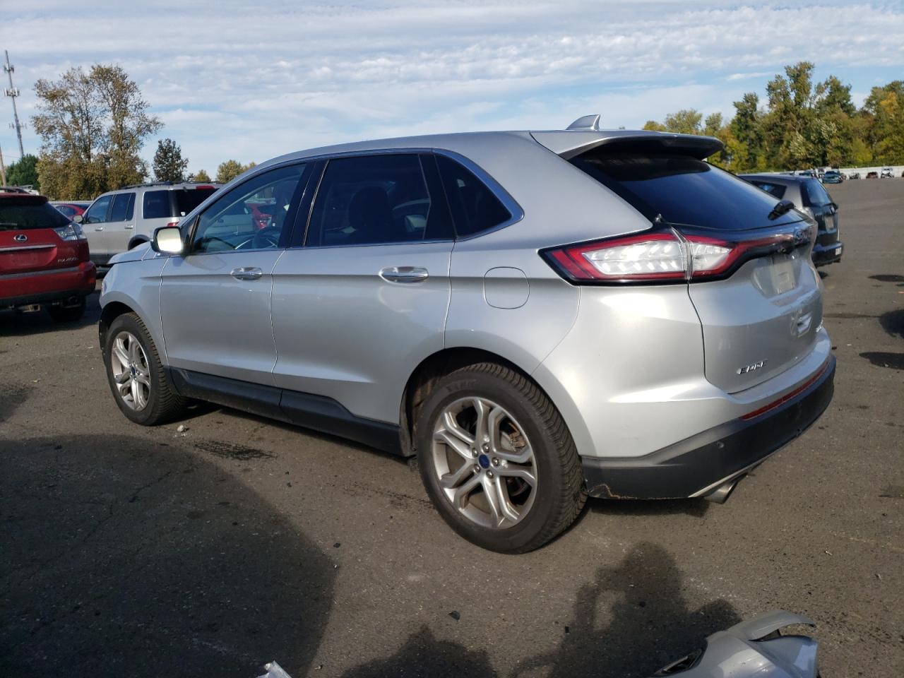 2017 Ford Edge VIN 2FMPK4K91HBB53021 Copart auction photo, front end damage thumbnail 2
