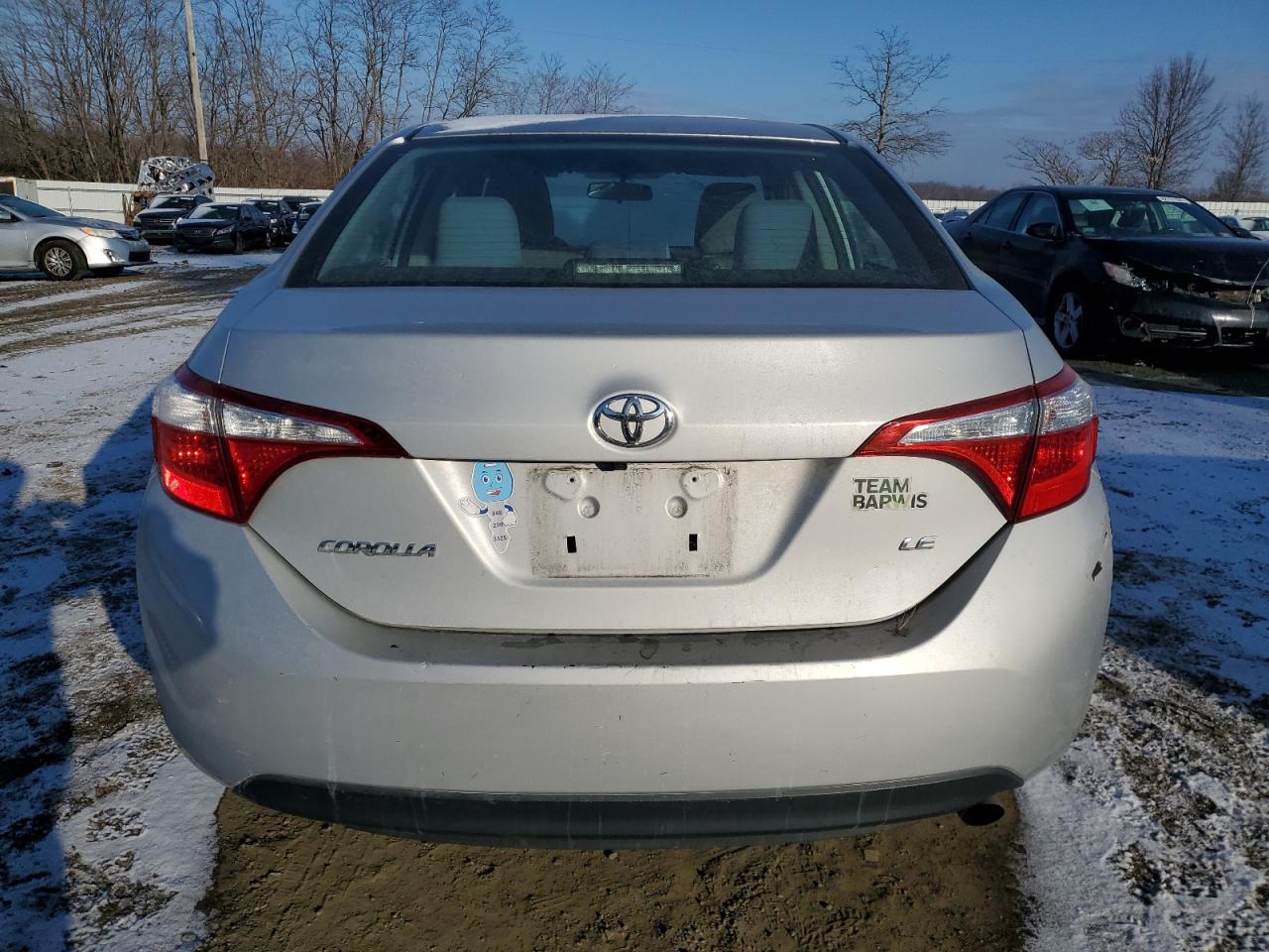 2016 Toyota Corolla VIN 2T1BURHE4GC649530 Copart auction photo, front end damage thumbnail 6
