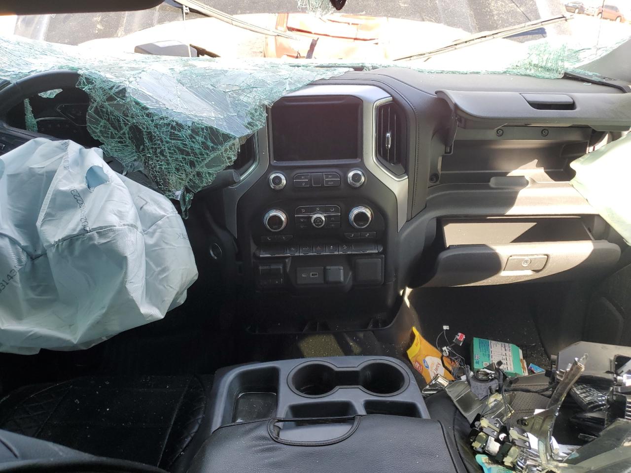2021 GMC Sierra VIN 3GTU9CED2MG202022 Copart auction photo, front end / all over damage thumbnail 8