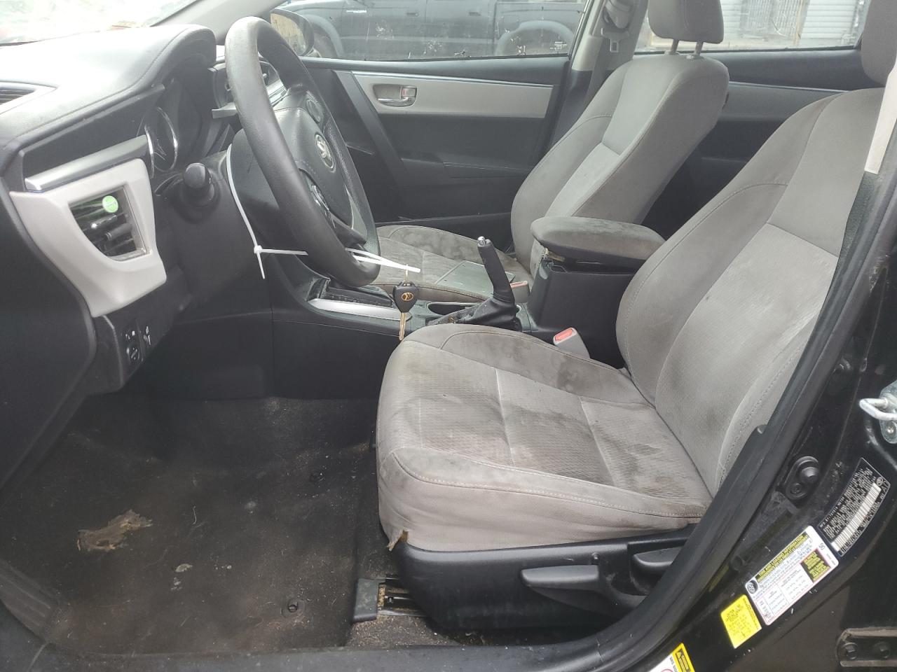 2015 Toyota Corolla VIN 2T1BURHE6FC309486 Copart auction photo, front end / side damage thumbnail 7