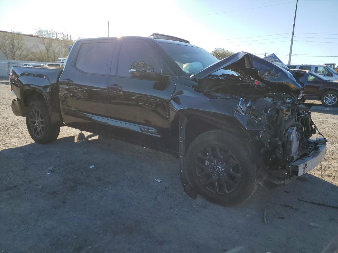 2023 Toyota Tundra VIN 5TFNA5DB3PX084778 Copart auction photo, front end / rear end damage thumbnail 4