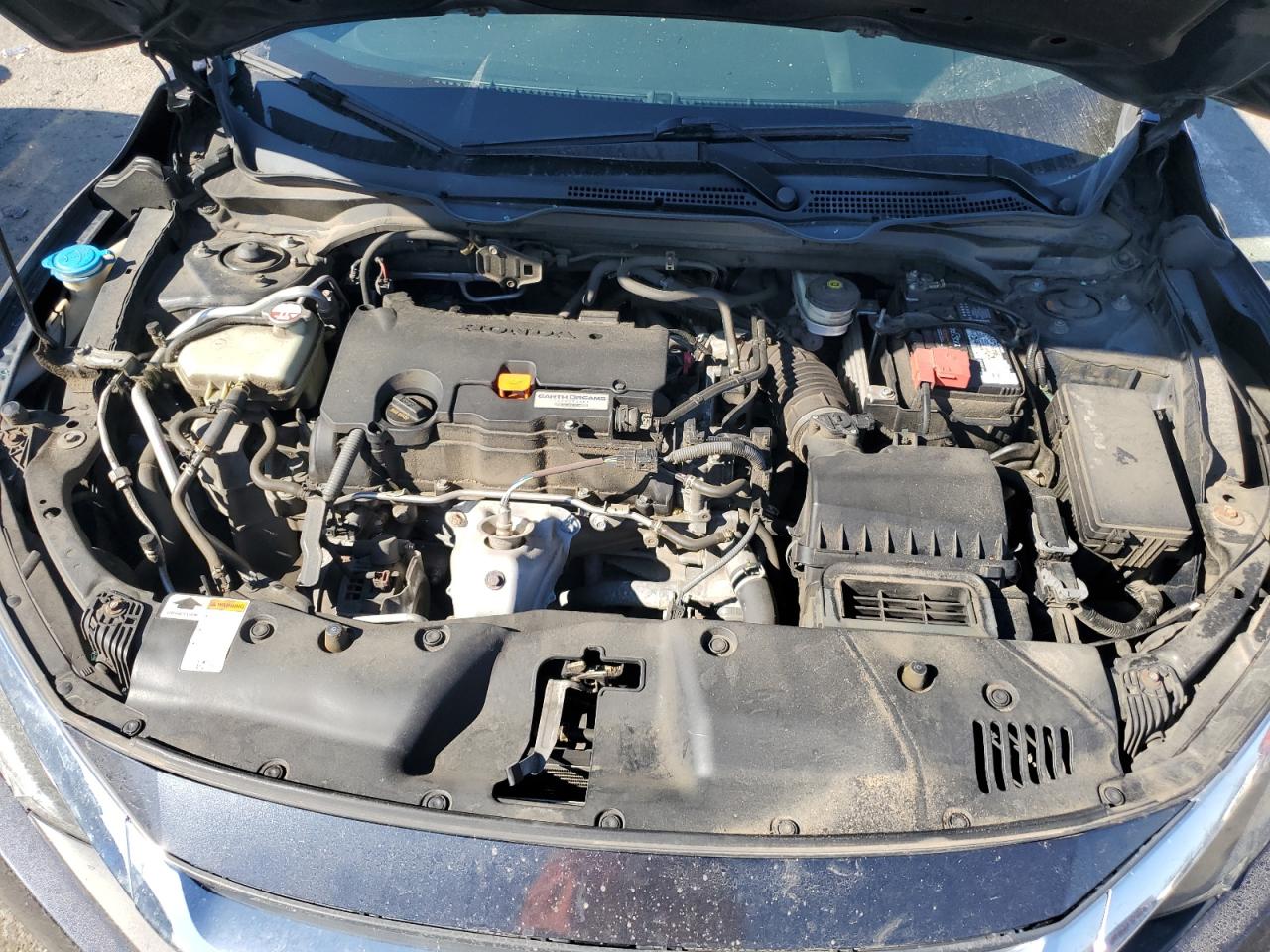 2017 Honda Civic VIN 2HGFC2F54HH567840 Copart auction photo, side damage thumbnail 12