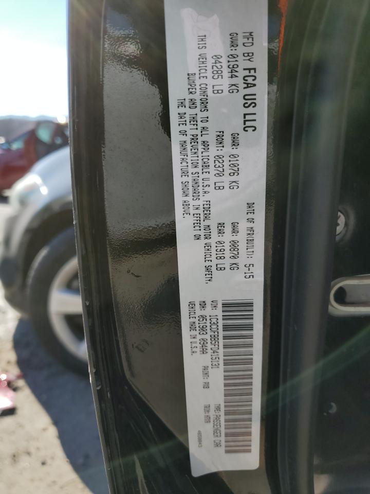 2015 Dodge Dart VIN 1C3CDFBB5FD415131 Copart auction photo, front end damage thumbnail 12